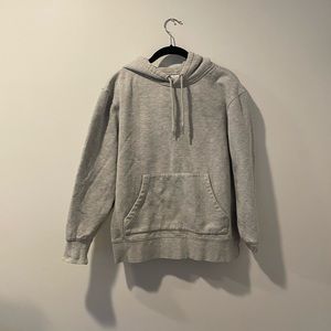 Topshop Plain Light Gray Hoodie